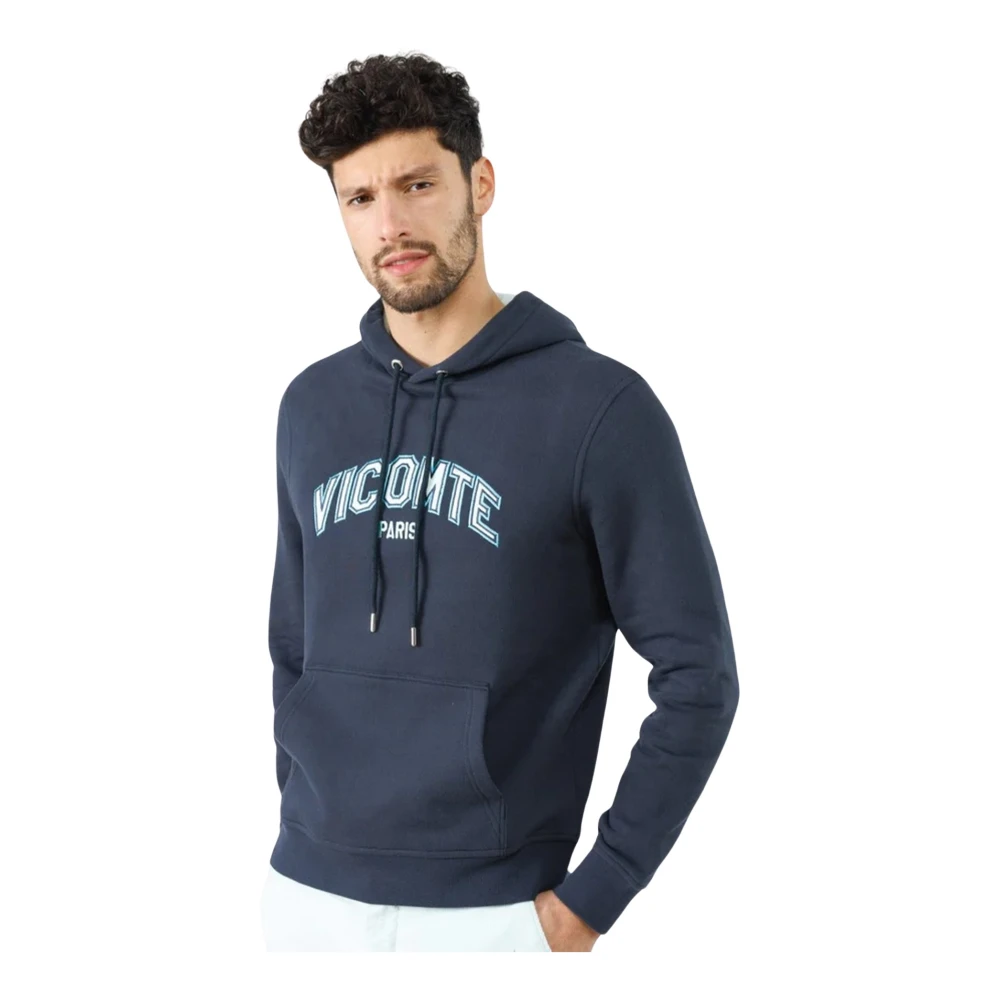 Vicomte A. Sweatshirts & Hoodies Blue Heren