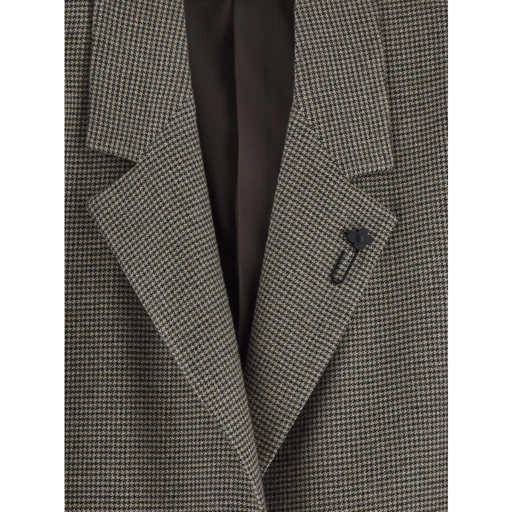 Lardini Klassieke Wollen Blazer Brown Dames