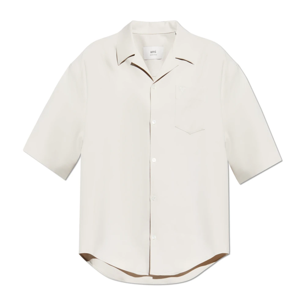 Shirts > Short Sleeve Shirts - - Ami Paris - Modalova