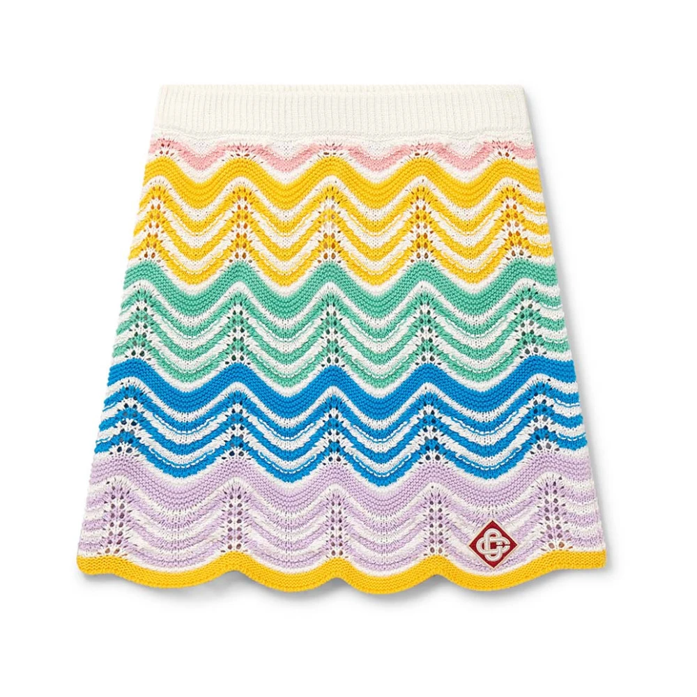 Casablanca Gradient Wave Crochet Rok Multicolor Dames