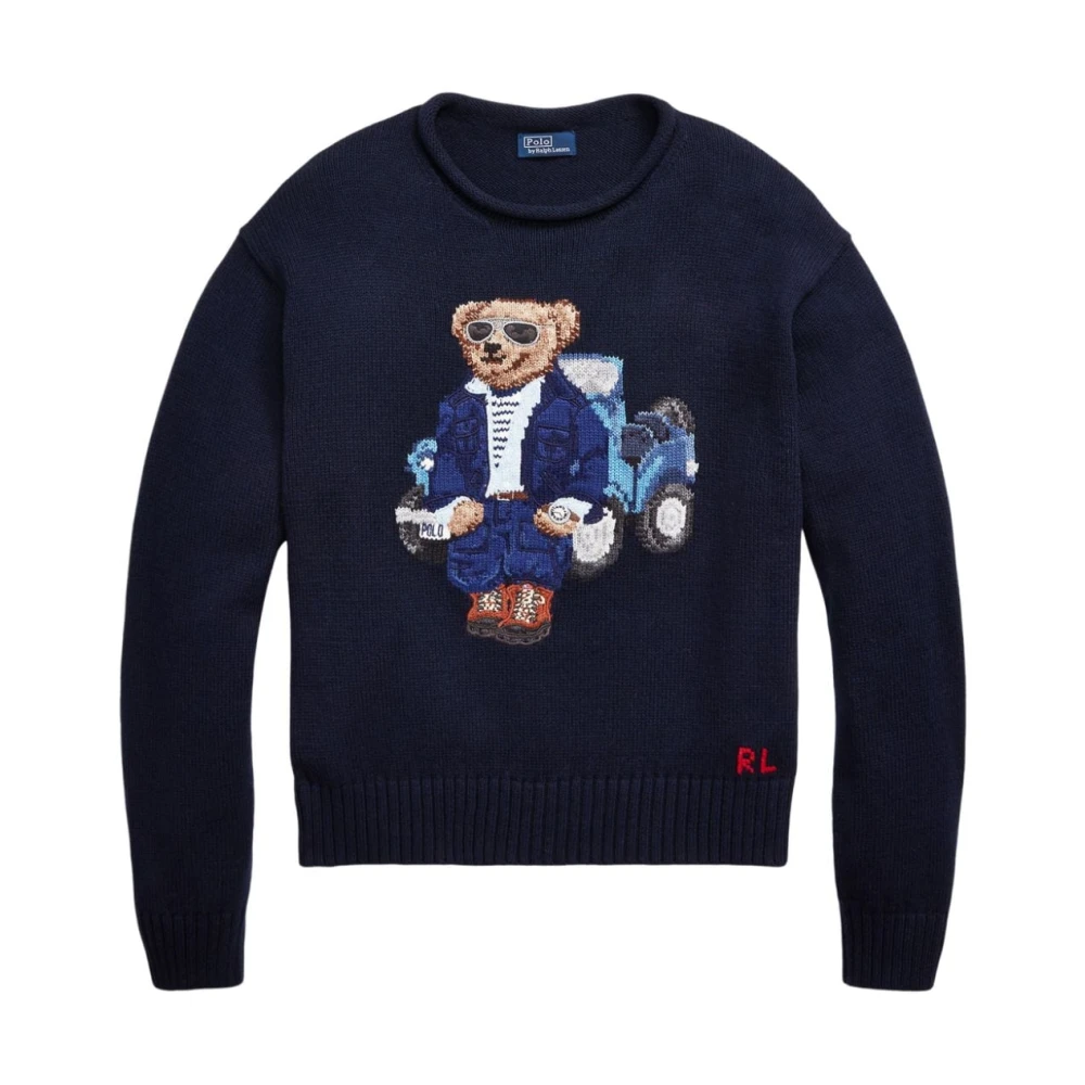 Polo Ralph Lauren Gebreide pullover met motiefstitching