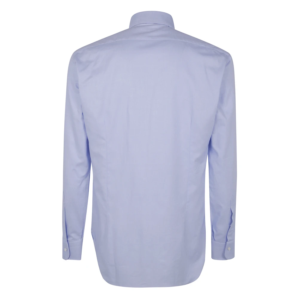 Barba Napoli Klassieke Operatie Shirt Blue Heren