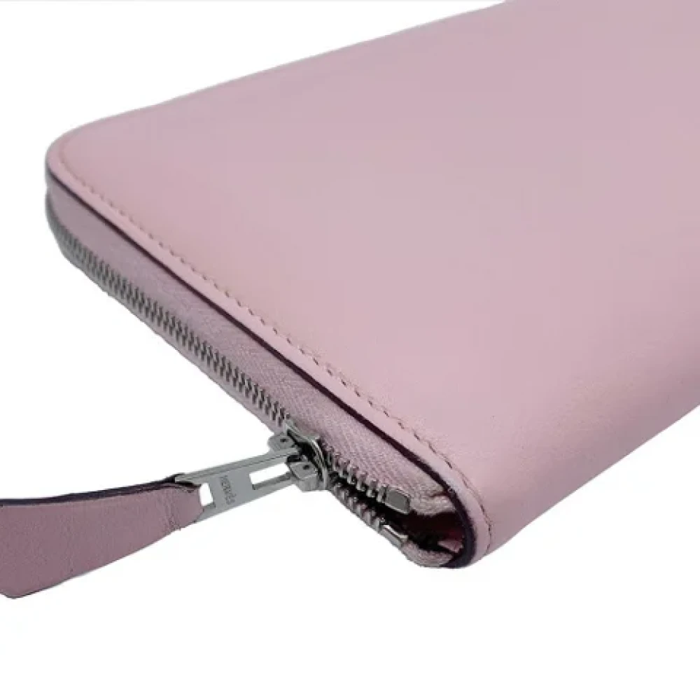 Hermès Vintage Pre-owned Canvas wallets Pink Dames