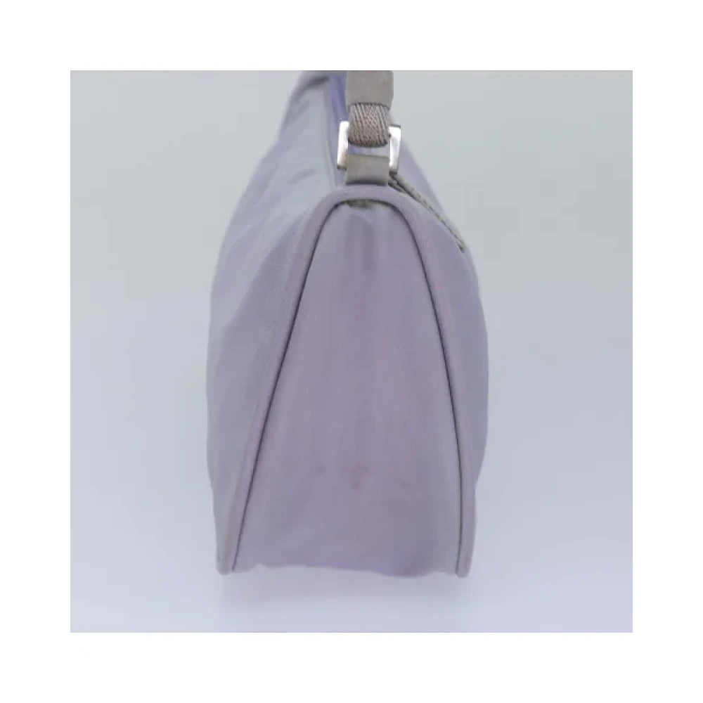 Prada Vintage Pre-owned Nylon handbags Purple Dames