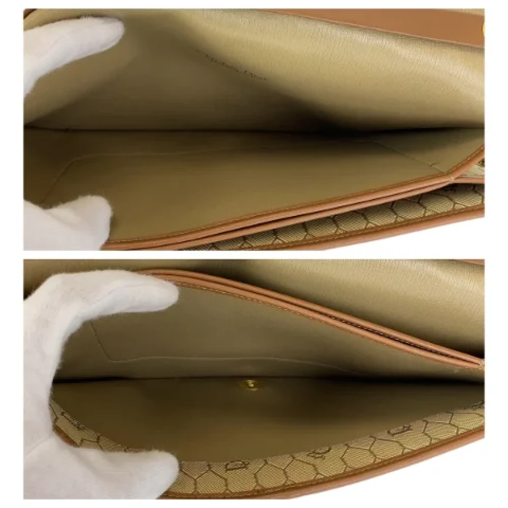 Dior Vintage Pre-owned Canvas dior-bags Beige Dames