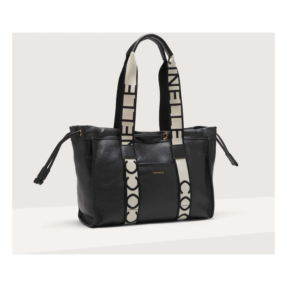 Coccinelle Zwarte Urban Shopping Tas Black Dames