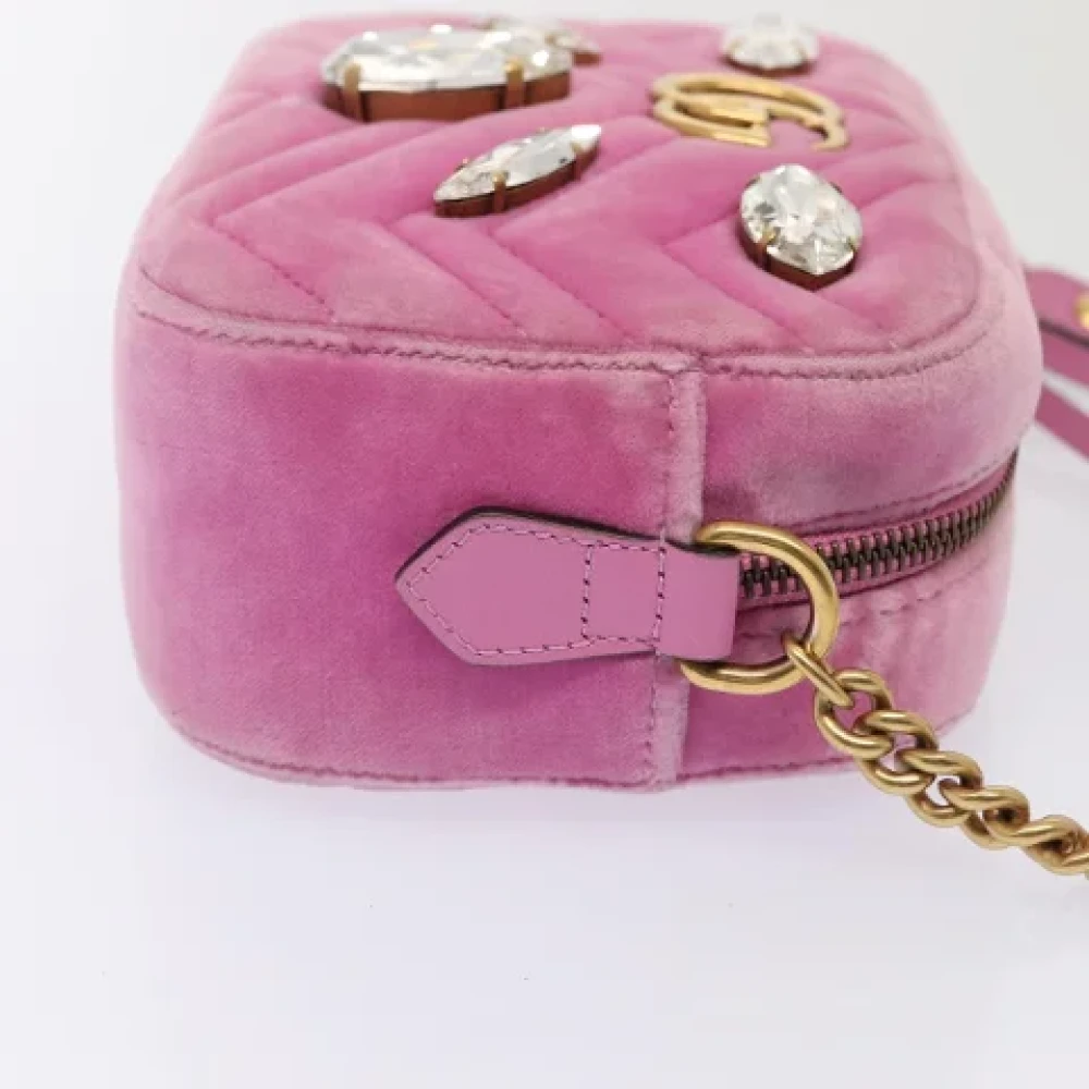 Gucci Vintage Pre-owned Canvas gucci-bags Pink Dames