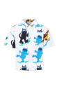 chemise-en-coton-a-imprime-chat