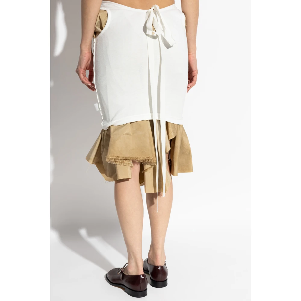 Maison Margiela Rok met topmotief White Dames