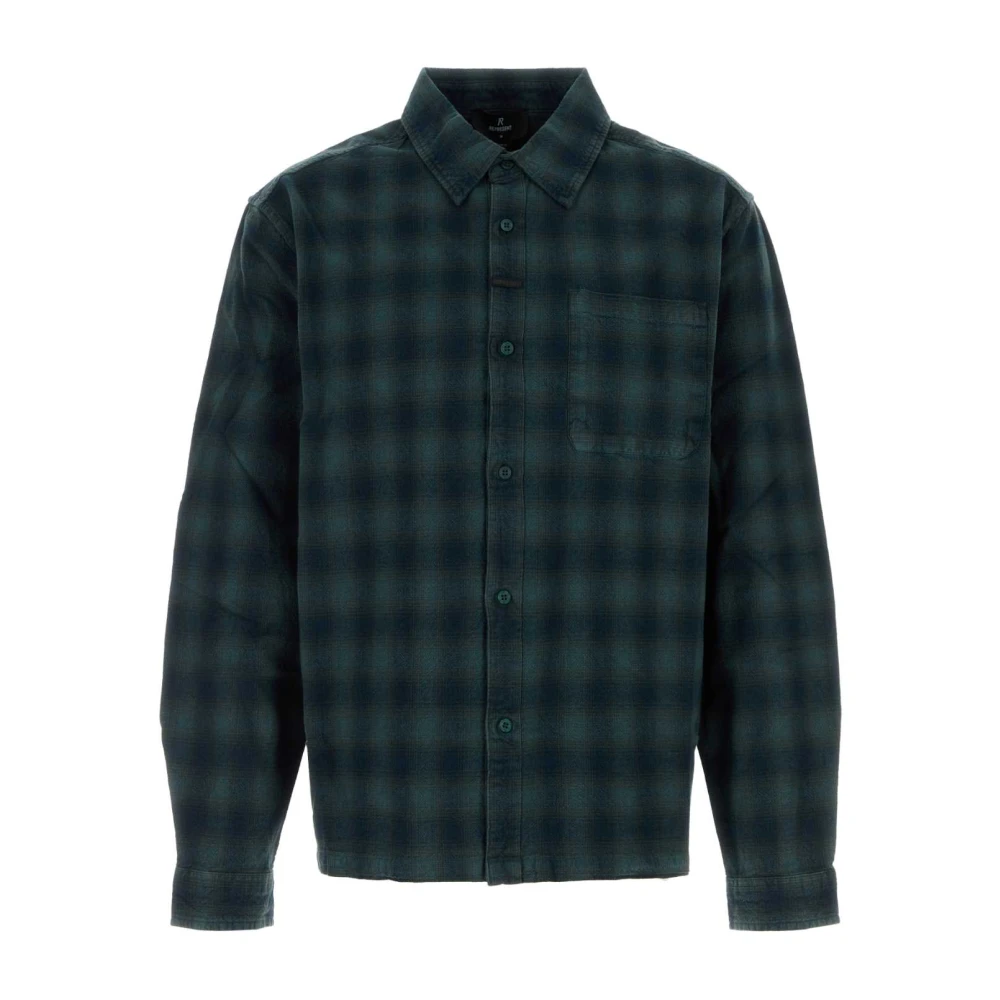 Represent Plaid Button-Down Shirt - Male - Casual Shirts - Green - S - Shirts