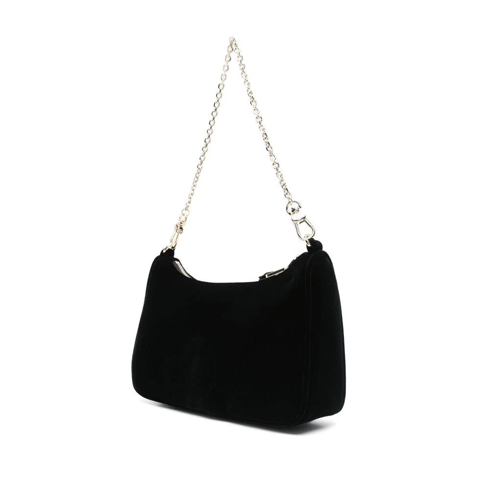 Emporio Armani Zwarte Crossbody Tas met Kettinghandvat Black Dames