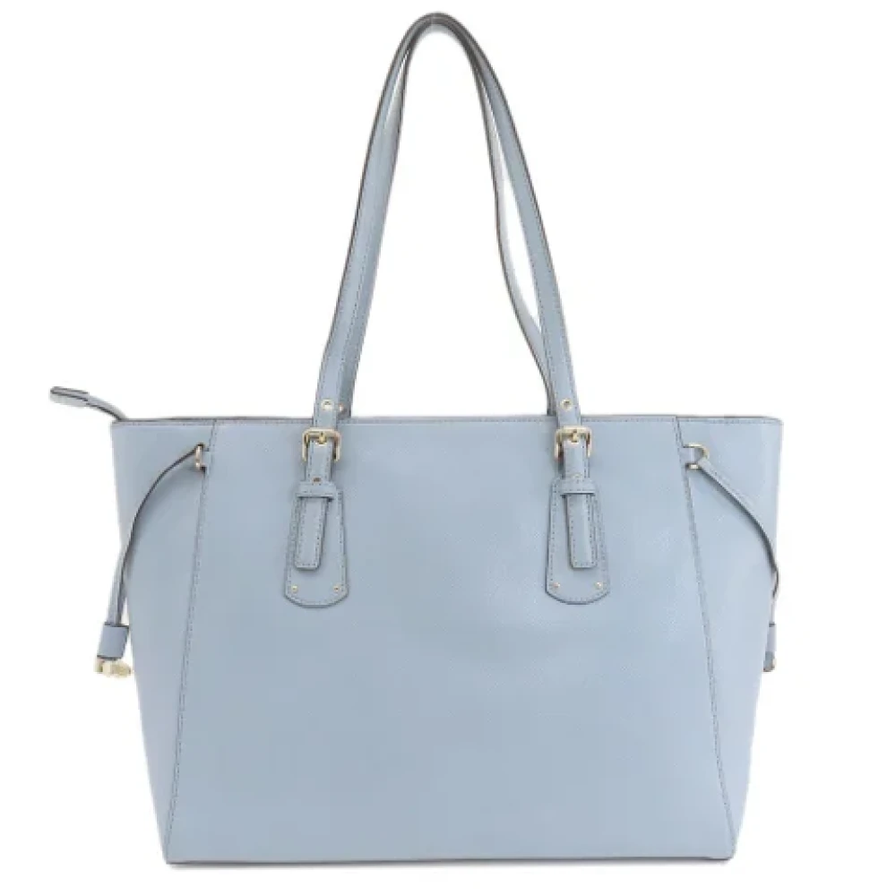 Michael Kors Pre-owned Leather totes Blue Dames