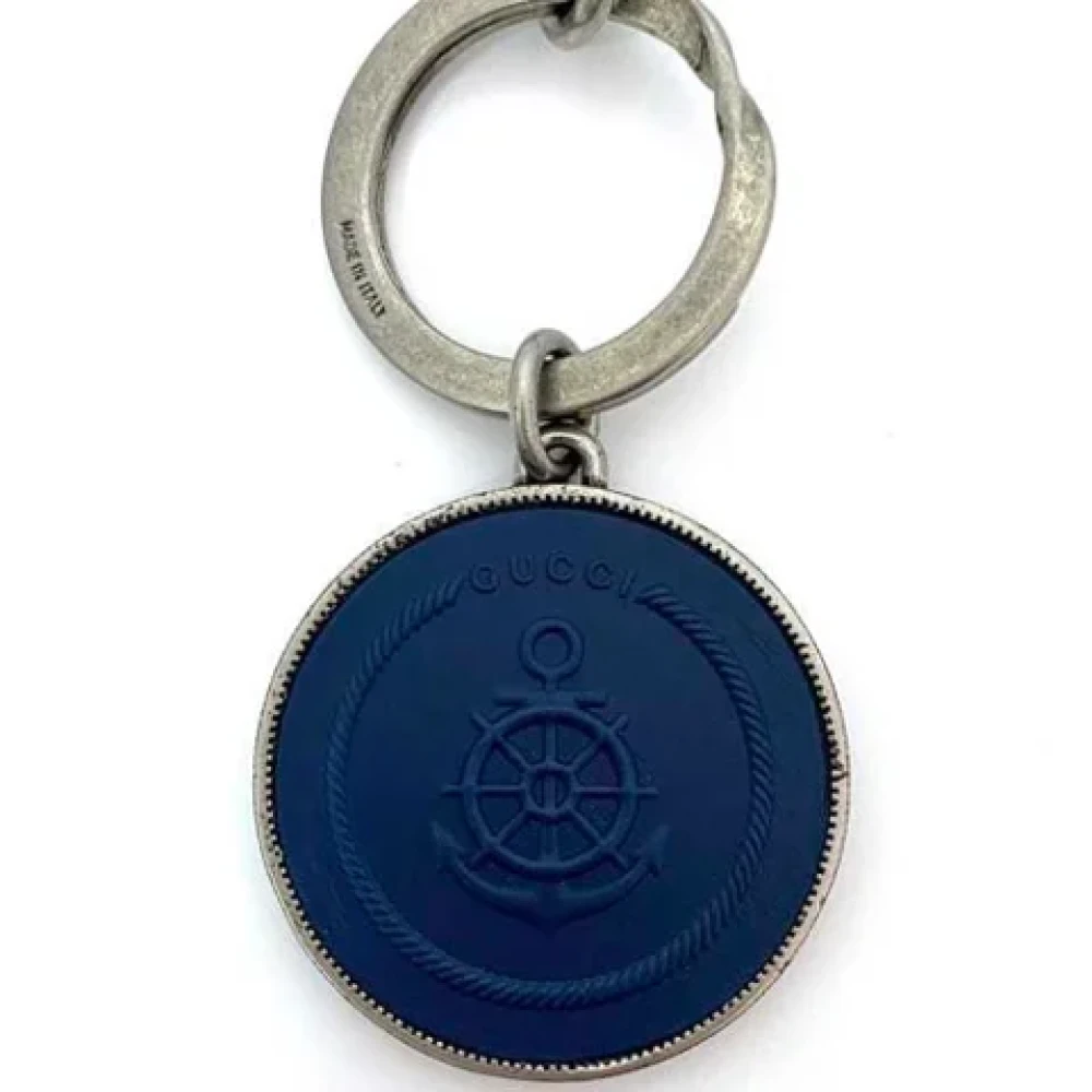 Gucci Vintage Pre-owned Rubber key-holders Blue Unisex