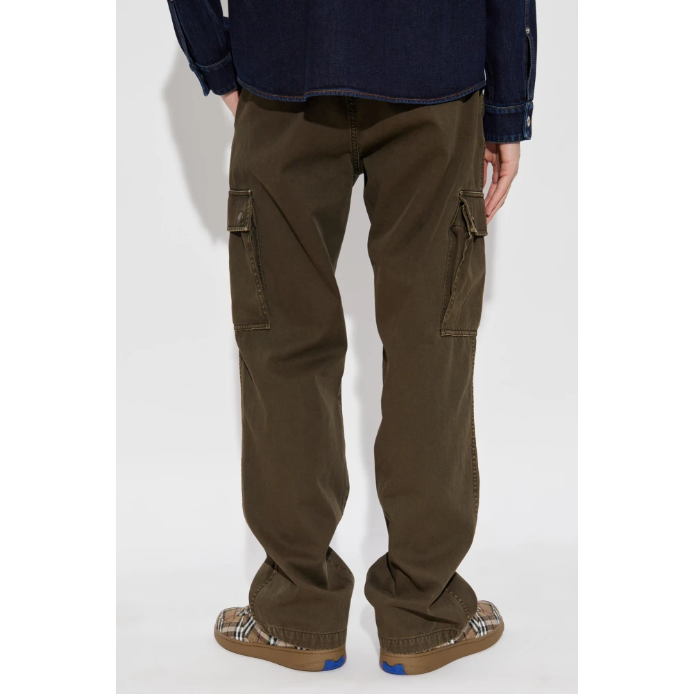 Burberry Straight leg jeans Green Heren