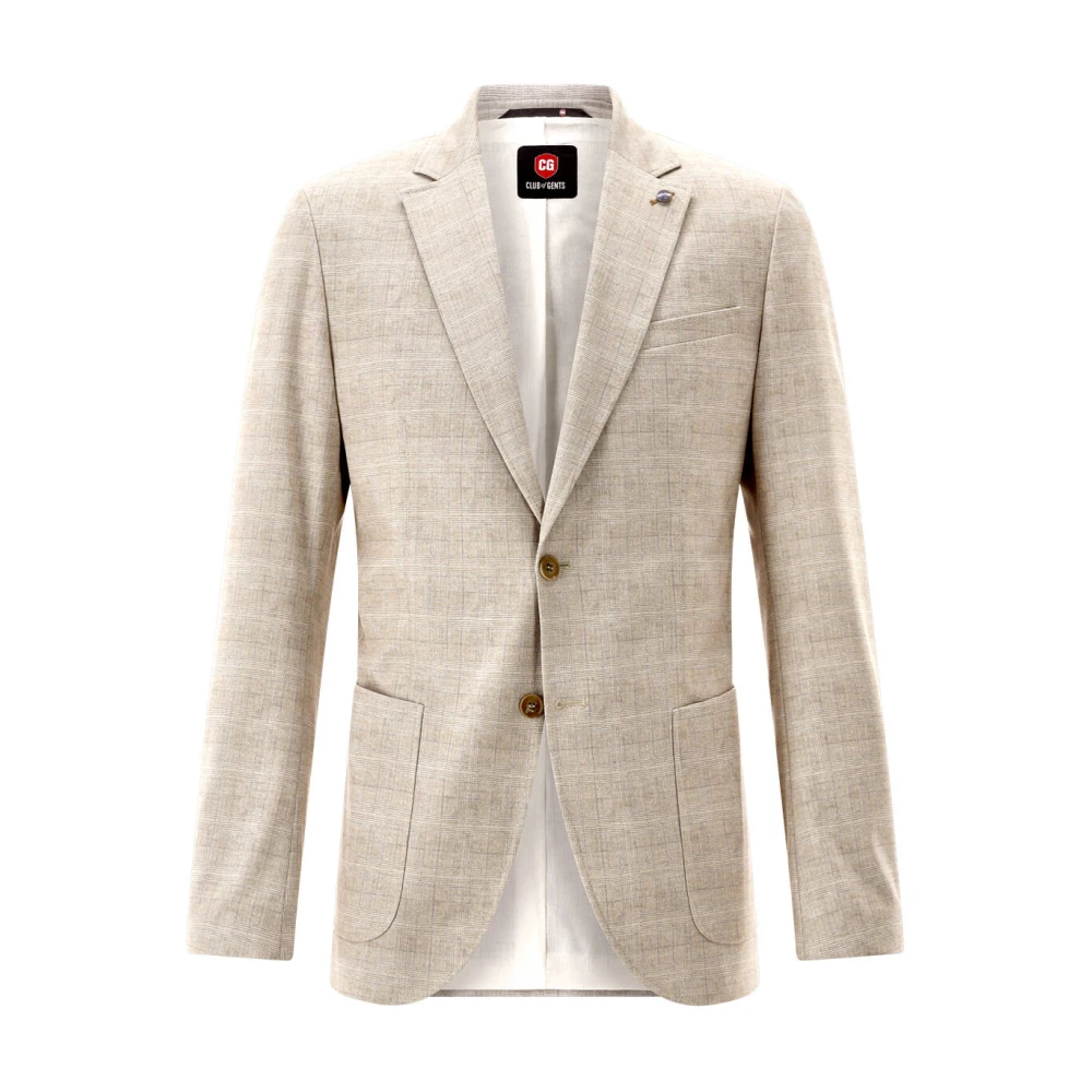 Club Of Gents Stijlvolle Jas CG Cuba-J SV Beige Heren