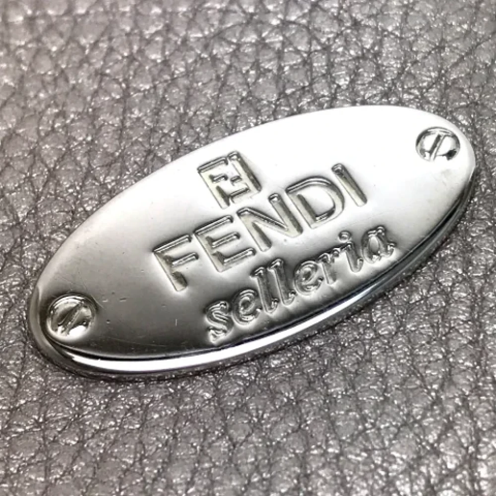 Fendi Vintage Pre-owned Leather wallets Gray Dames