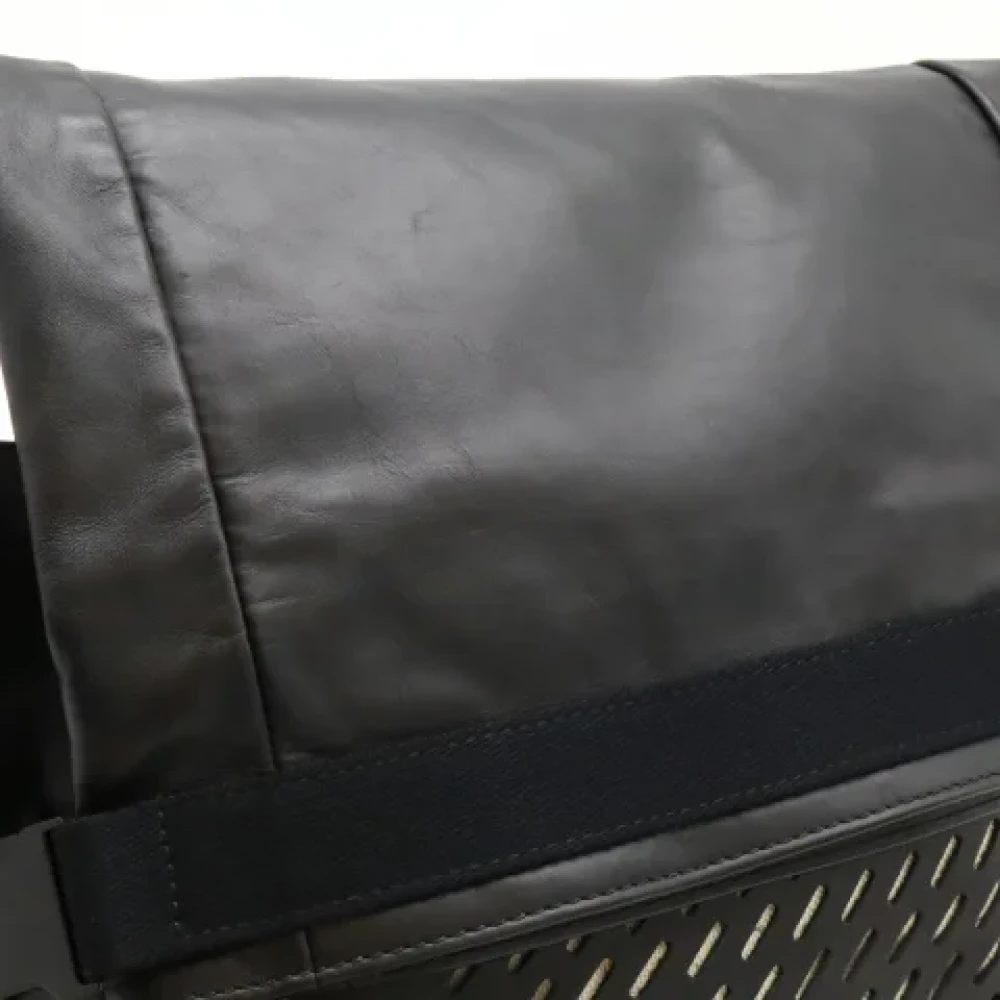 Bottega Veneta Vintage Pre-owned Leather shoulder-bags Black Heren