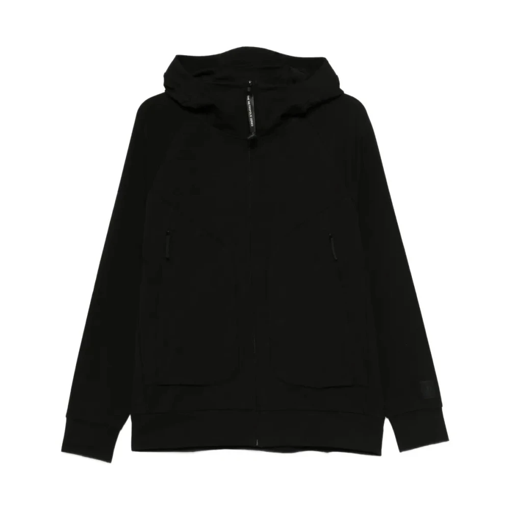 C.p. Company Men's Black Full Zip Hoodie - Zip-Throughs - Xl - Sweatshirts & Hoodies