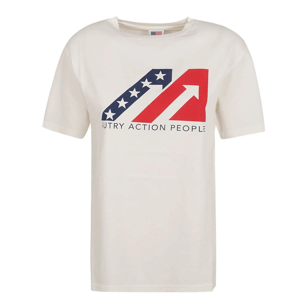 Autry Iconische T-shirts en Polos voor vrouwen White Dames