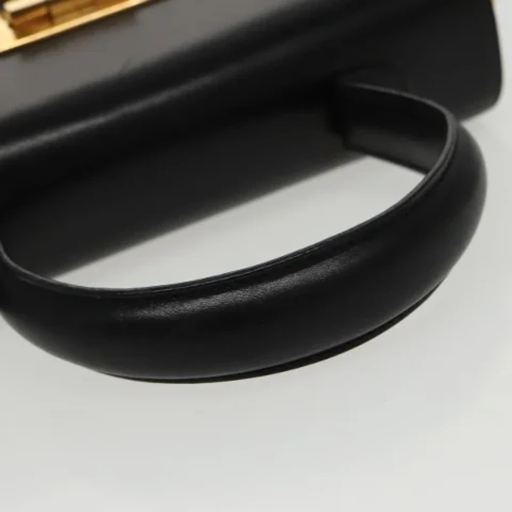 Salvatore Ferragamo Pre-owned Leather handbags Black Dames