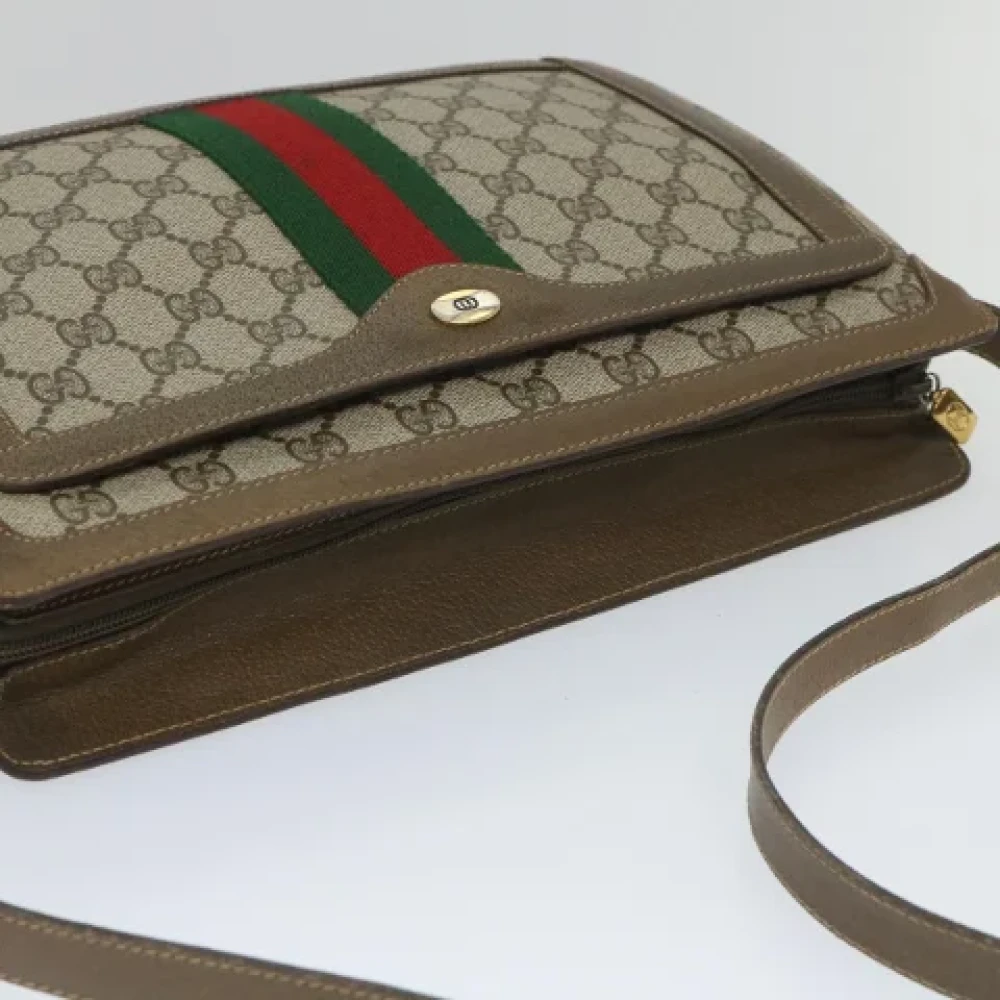 Gucci Vintage Pre-owned Canvas crossbody-bags Multicolor Dames