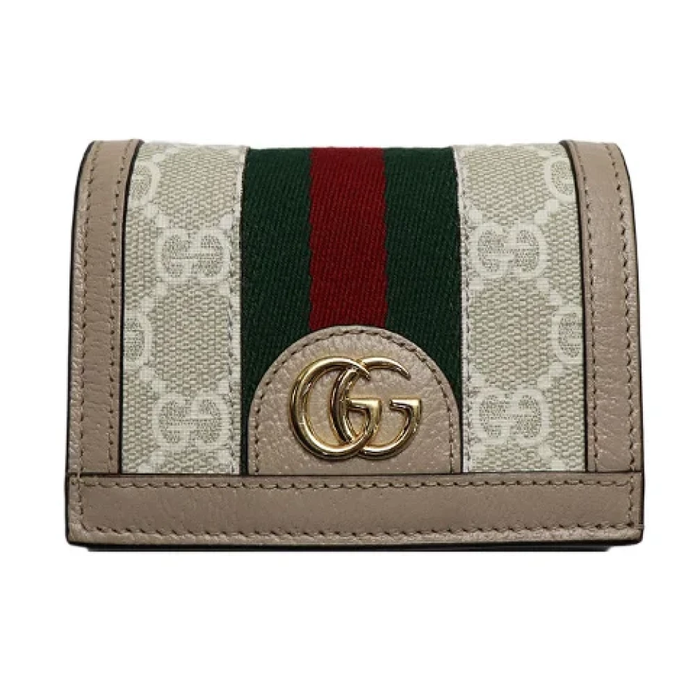 Gucci Vintage Pre-owned Canvas wallets Multicolor Dames