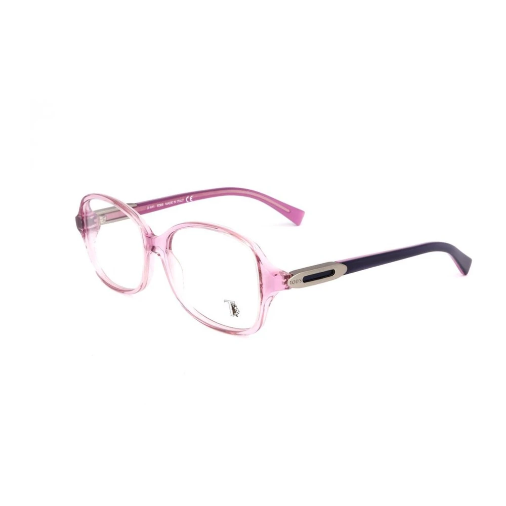 TOD'S Multicolor Acetaat montuur met roze wijzerplaat Pink Dames