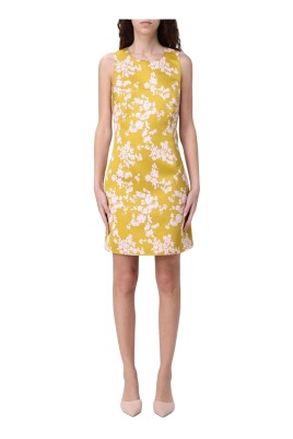 yellow-floral-shift-dress