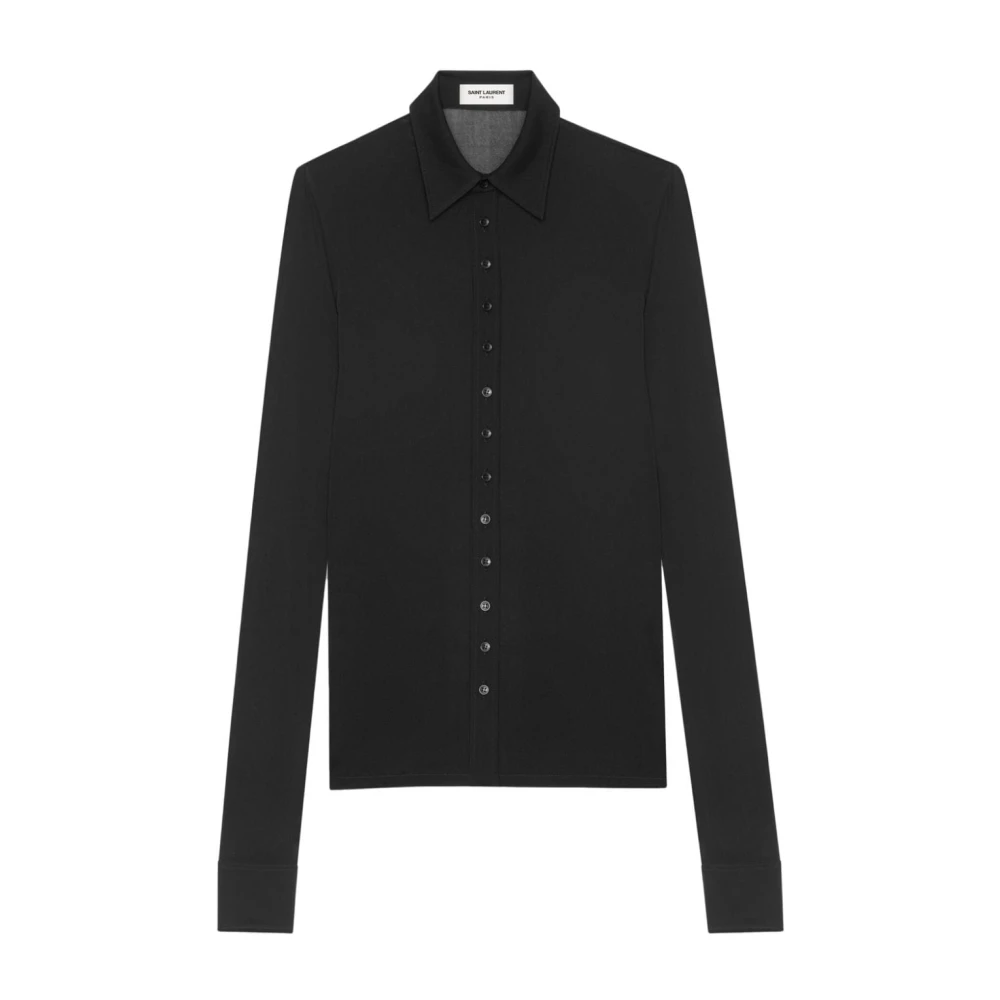 Saint Laurent Blouses & Shirts Black Dames
