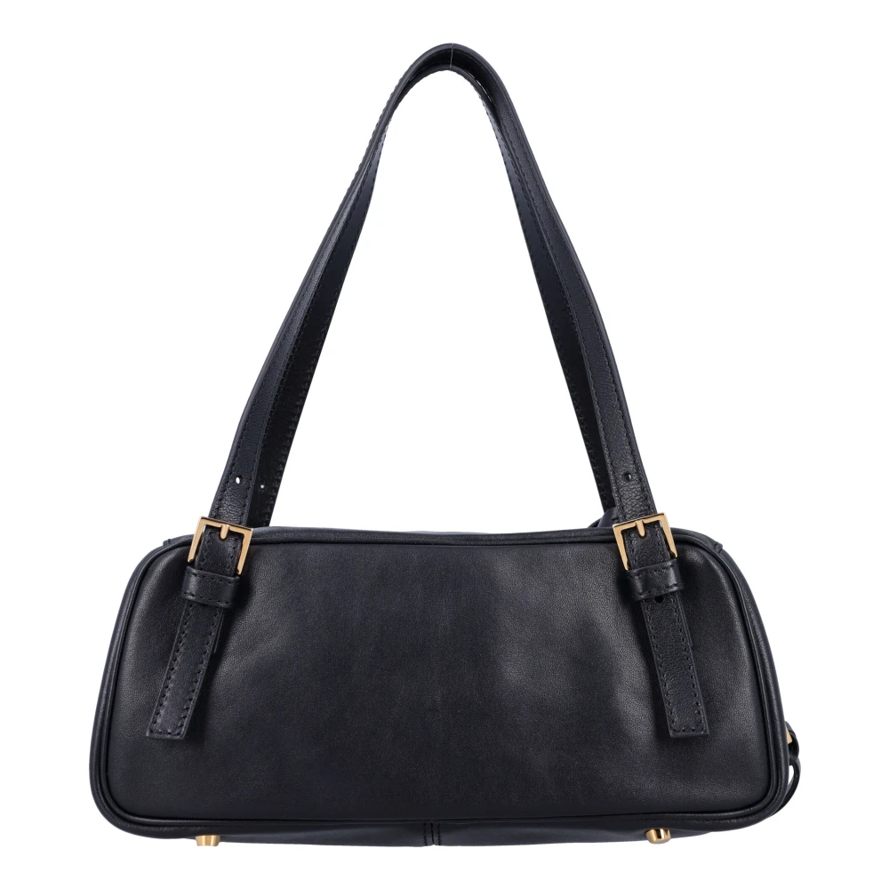 Versace Bowling Schoudertas met Strik Detail Black Dames