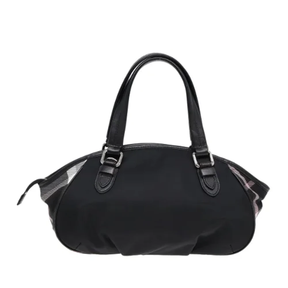 Burberry Vintage Pre-owned Nylon handbags Gray Dames