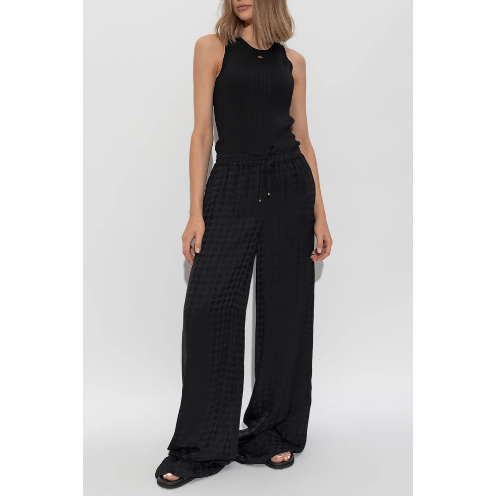 Amiri Top met open rug Black Dames