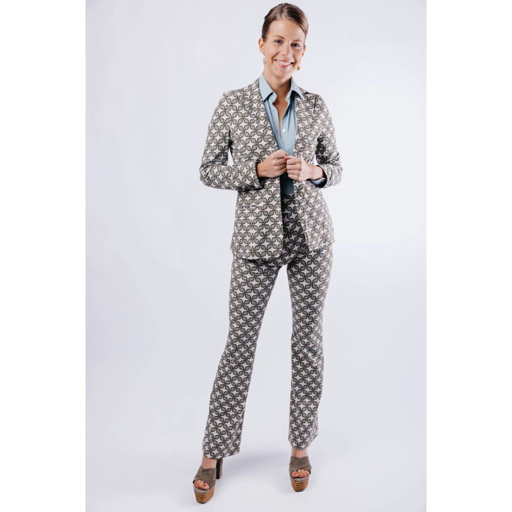 RRD Blazer met geometrisch patroon Multicolor Dames
