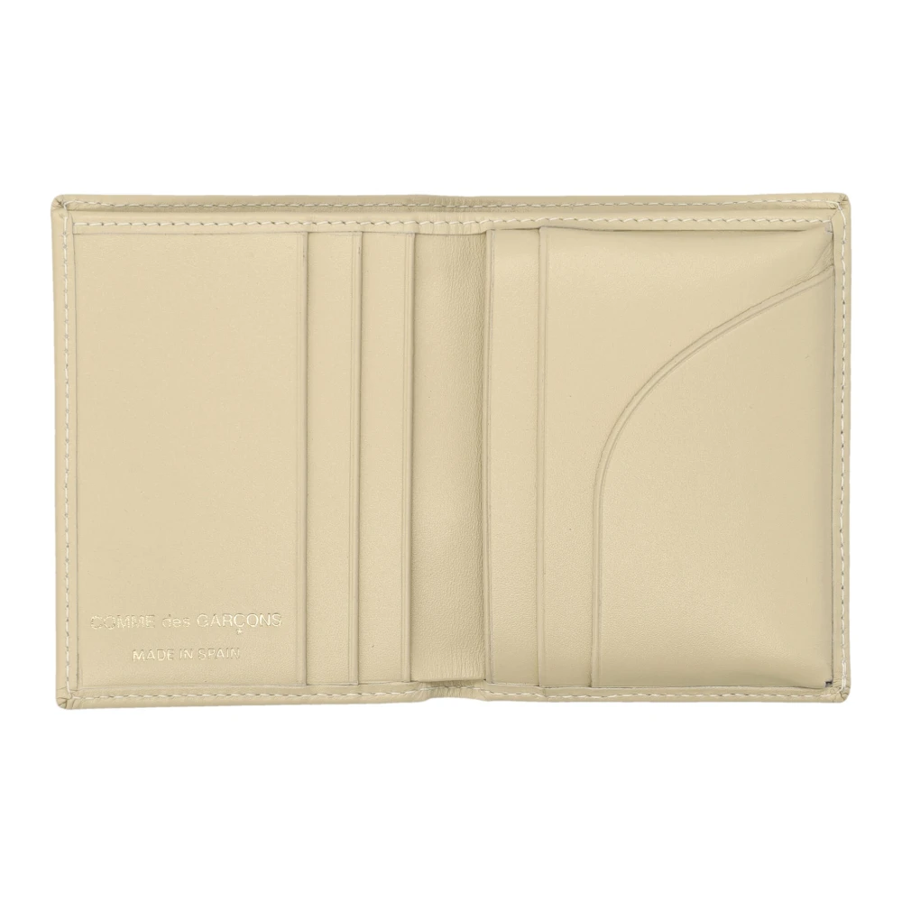 Comme des Garçons Klassieke Cardholder Portemonnee Ecru Beige Unisex