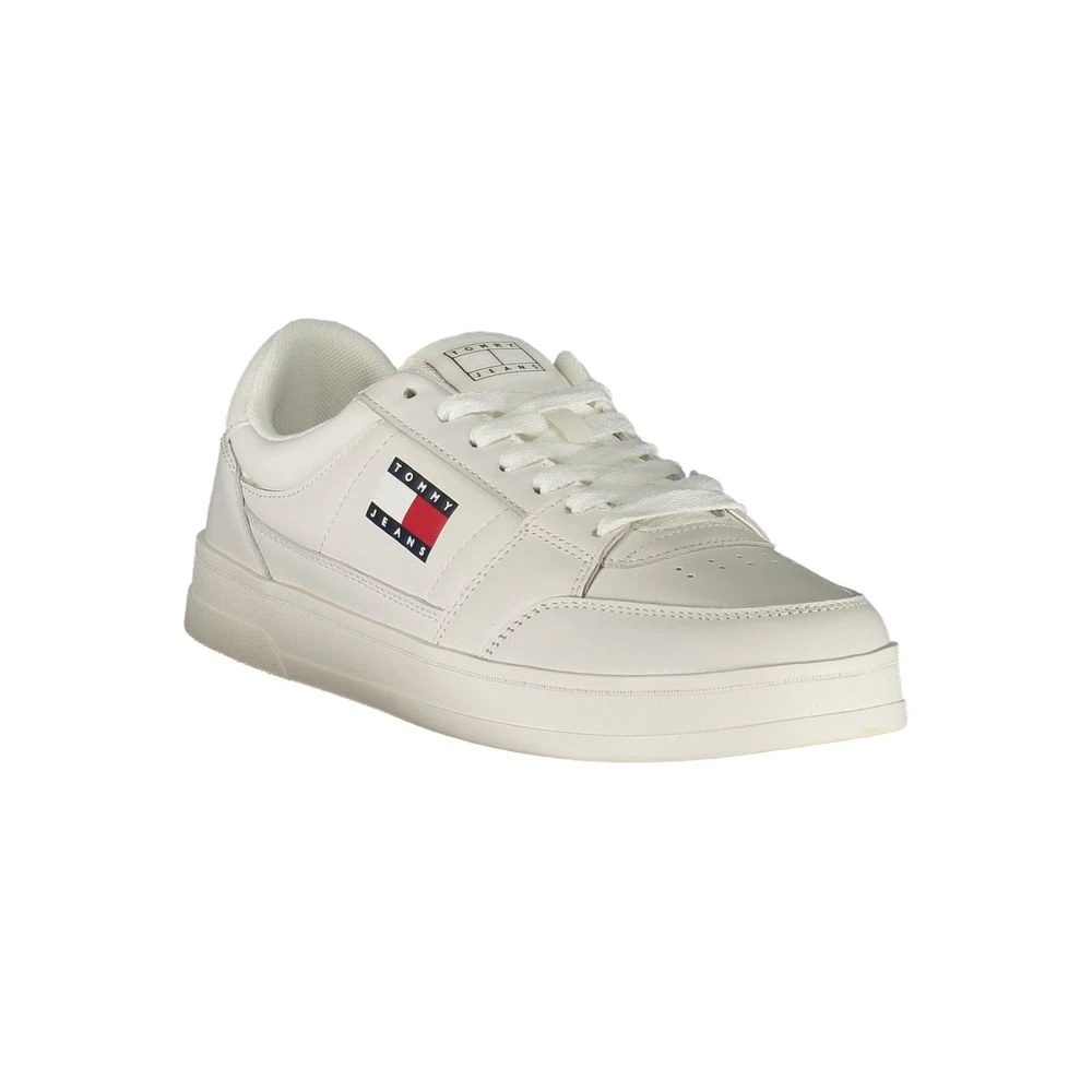 Tommy Hilfiger Leather Sneaker - Male - Sneakers - White - 10 Uk - Shoes - Image 4