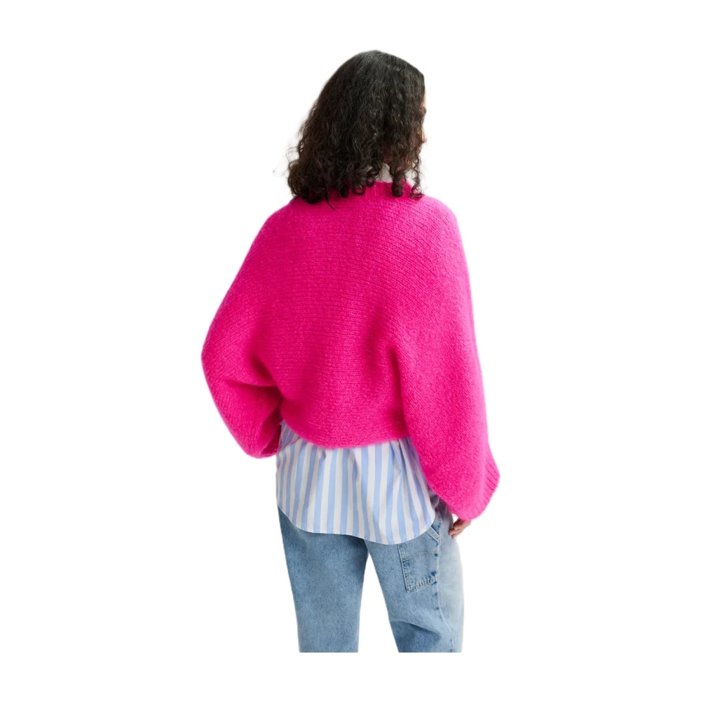 Essentiel Antwerp Mohair Blend Batwing Sweater Pink Dames