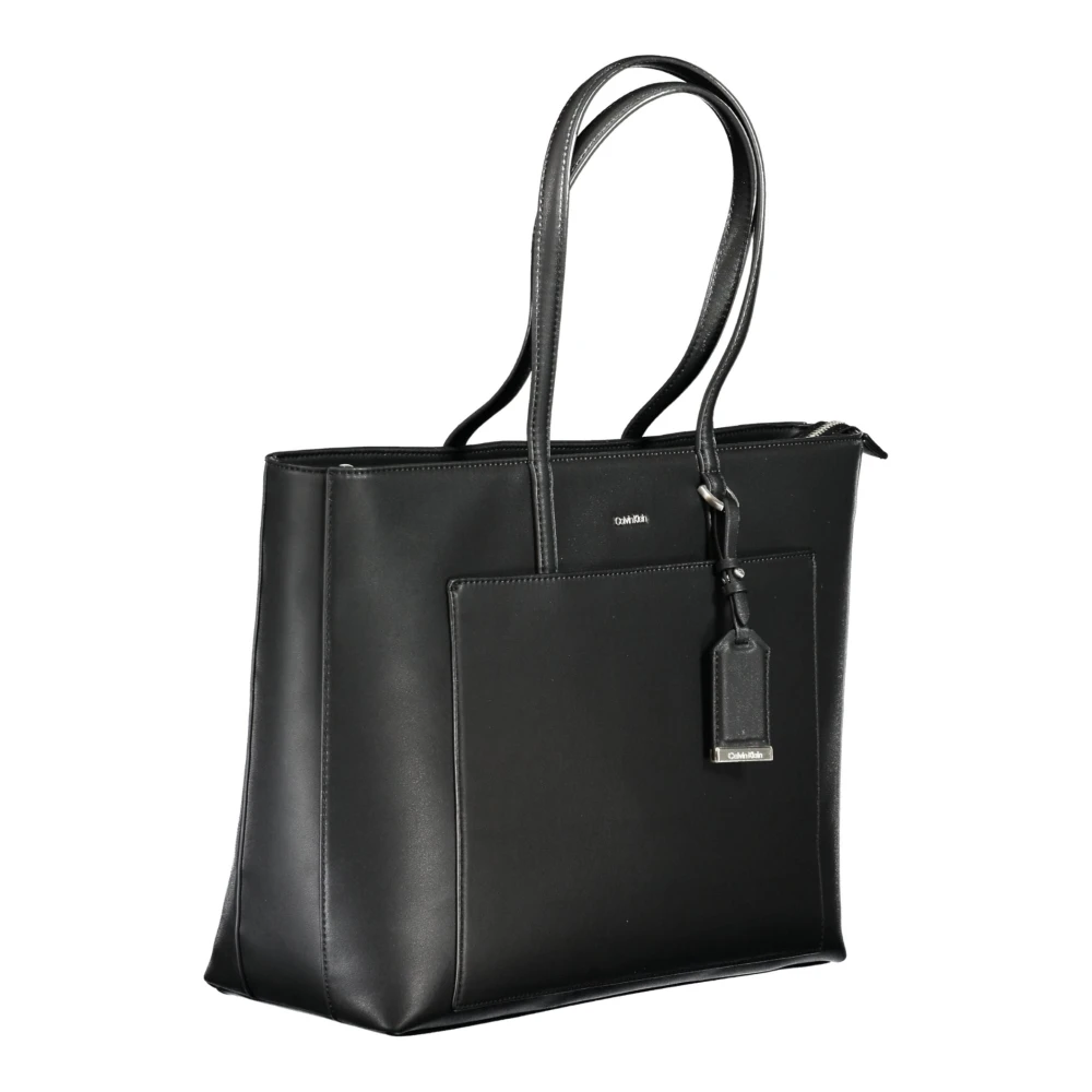 Calvin Klein Zwarte dames schoudertas met logo Black Dames