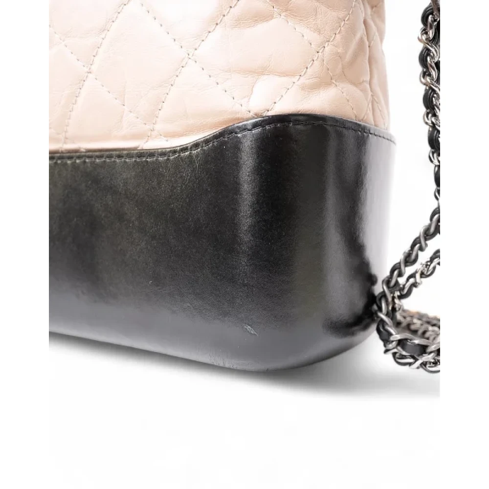 Chanel Vintage Pre-owned Fabric chanel-bags Beige Dames
