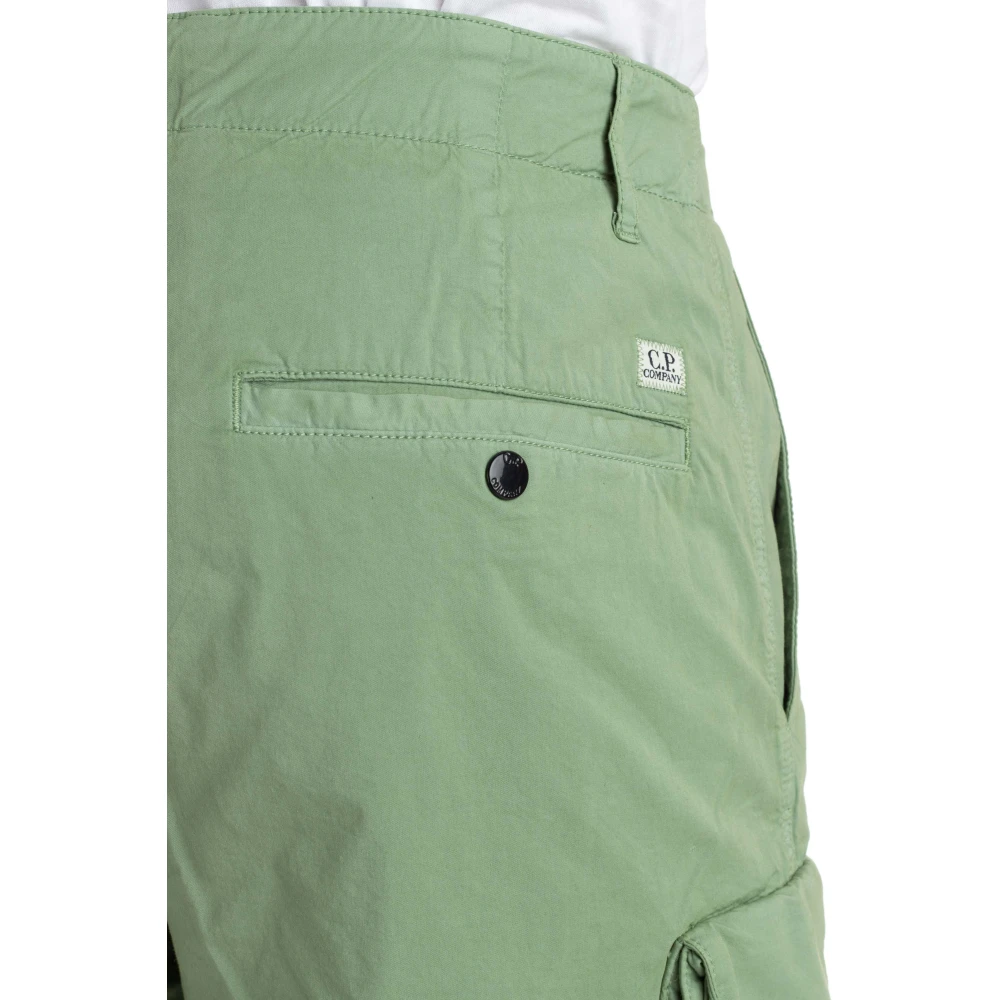 C.P. Company Groene Shorts met Rits Sluiting Green Heren