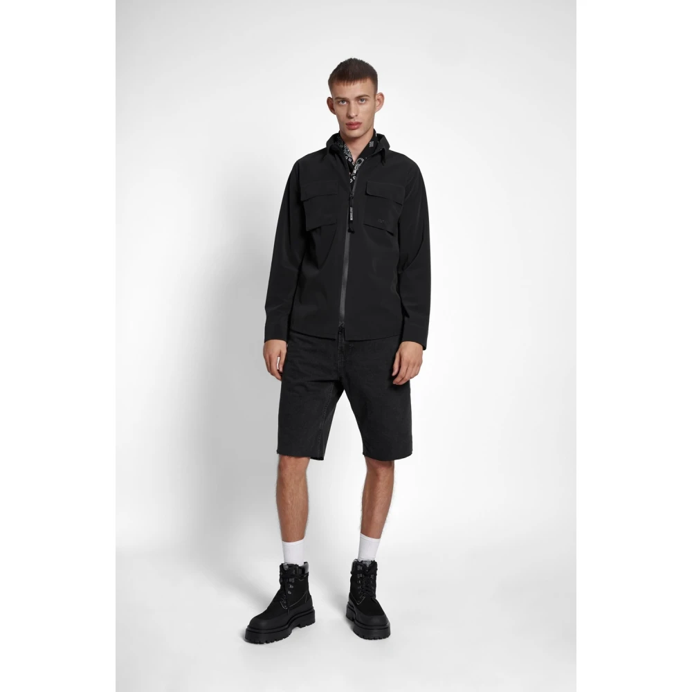 Stutterheim Mat Waterdicht Overshirt Black Heren