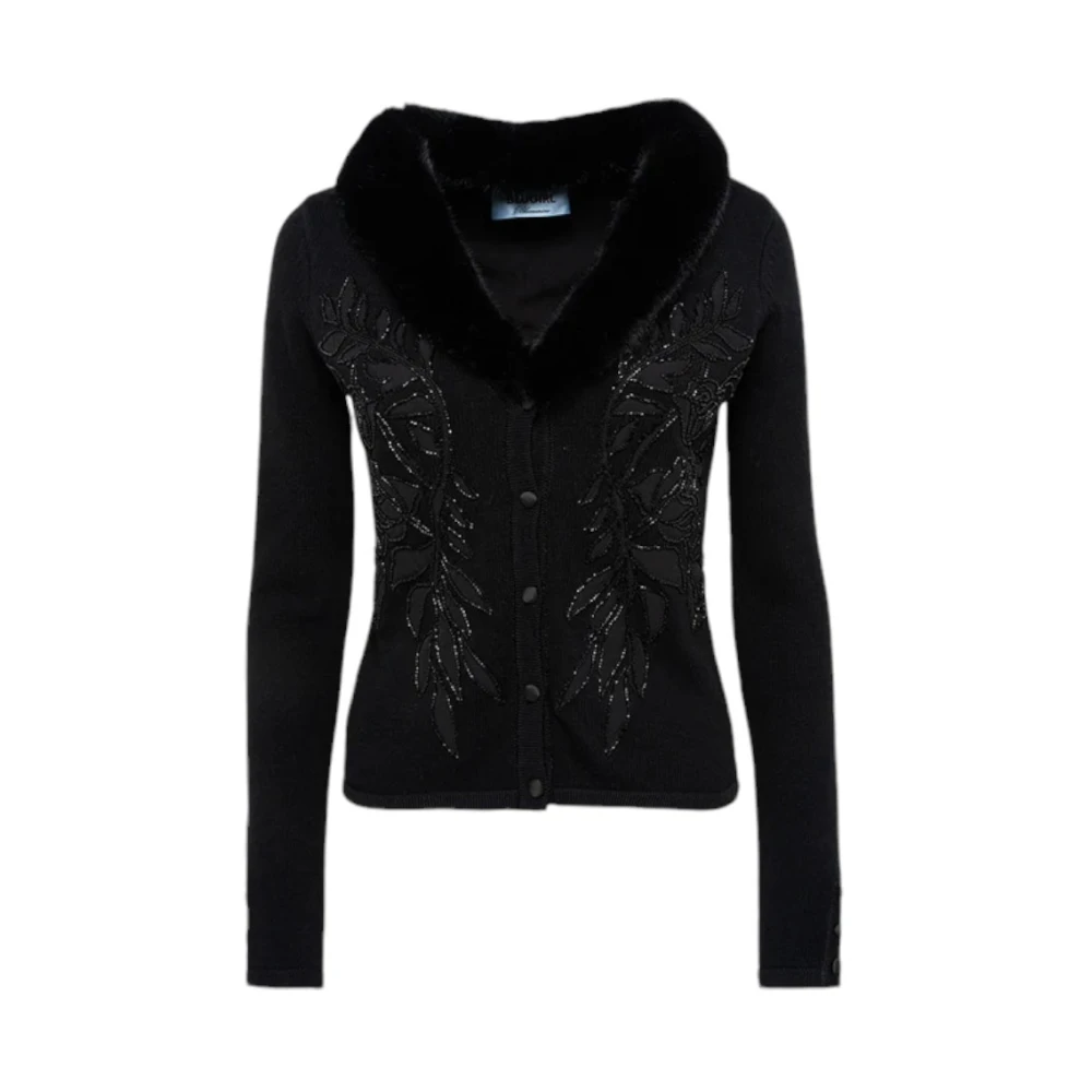 Blugirl Stijlvolle Gebreide Top Black Dames