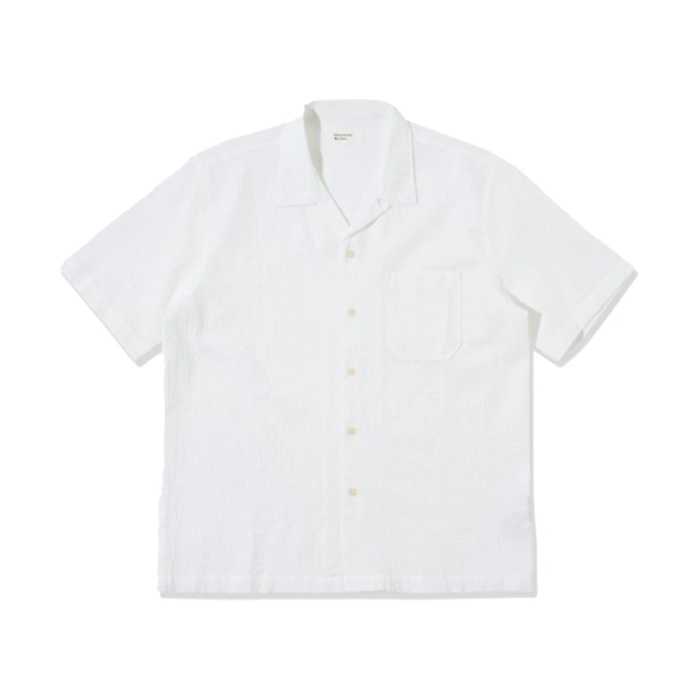 Universal Works Witte Button-Up Shirt voor Wegen White Heren