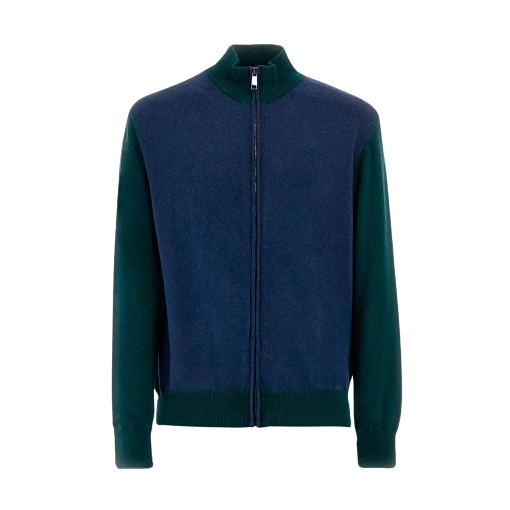 LA MARTINA Bicolor ritsvest voor heren Blue Heren