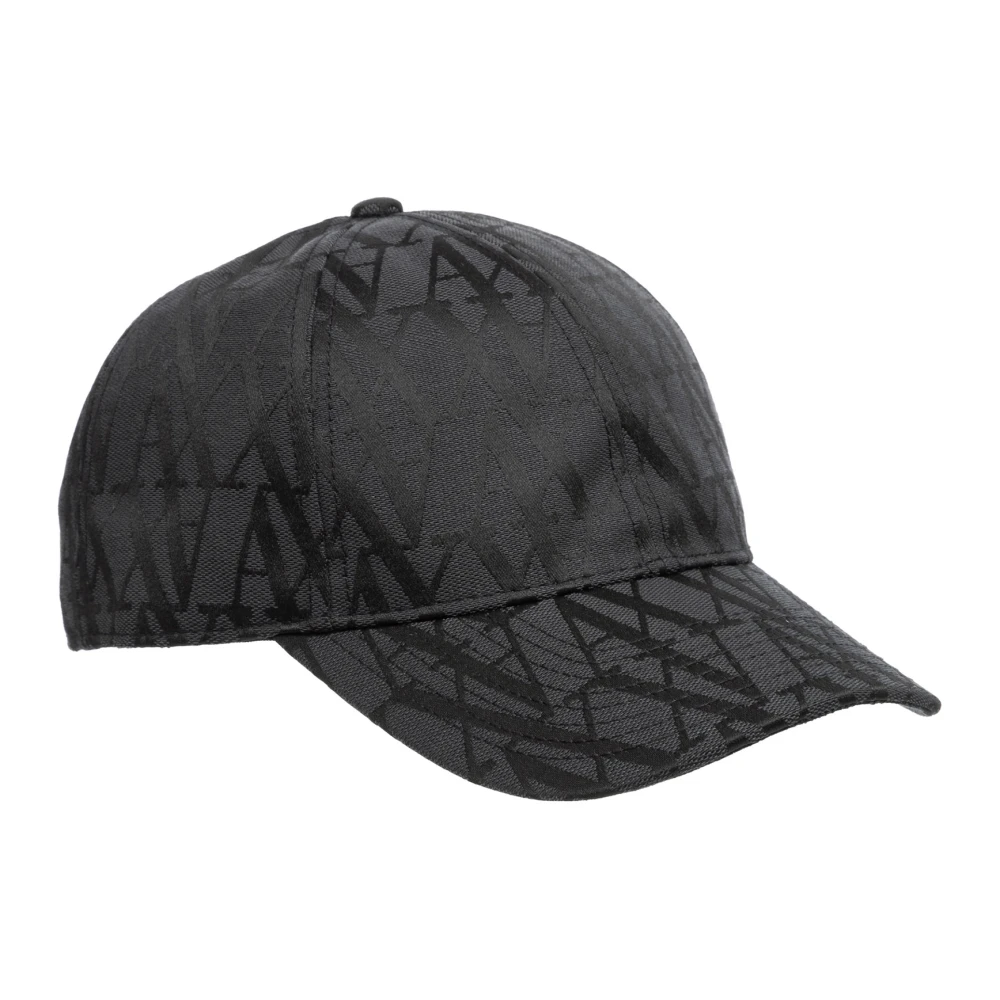 Armani Exchange Verstelbare Logo Cap Black Dames