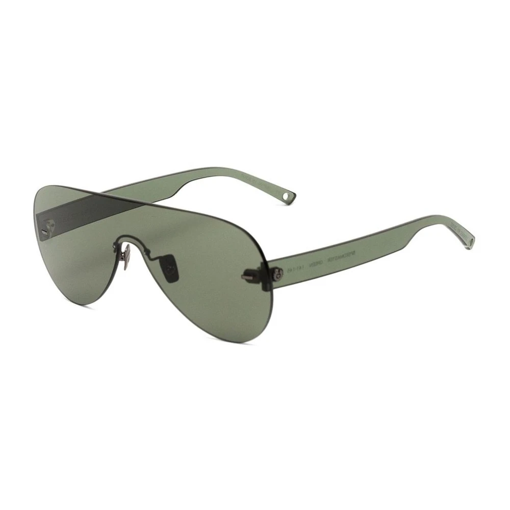Belstaff Unisex Green Acetate Sunglasses With Zeiss Lenses