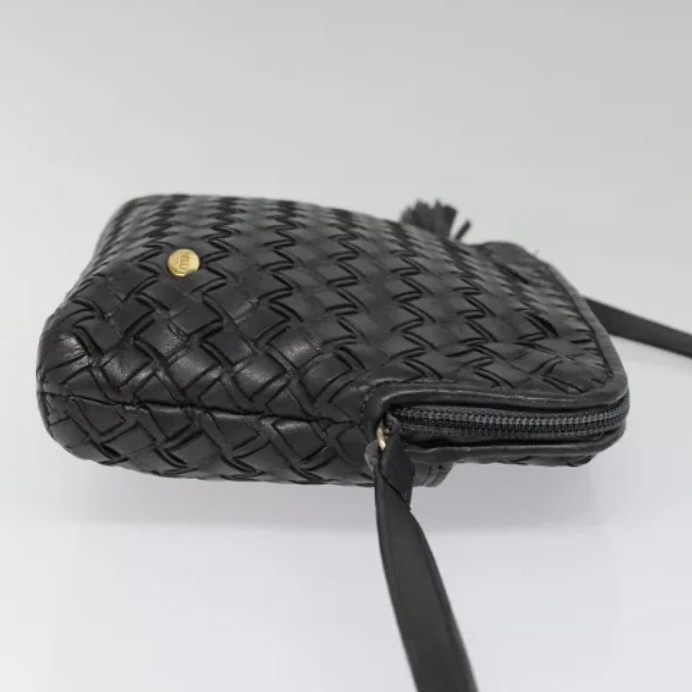 Bally Pre-owned Leather shoulder-bags Black Dames