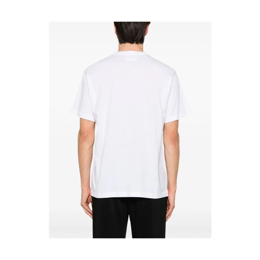 Versace Jeans Couture Witte Crew Neck T-shirt White Heren