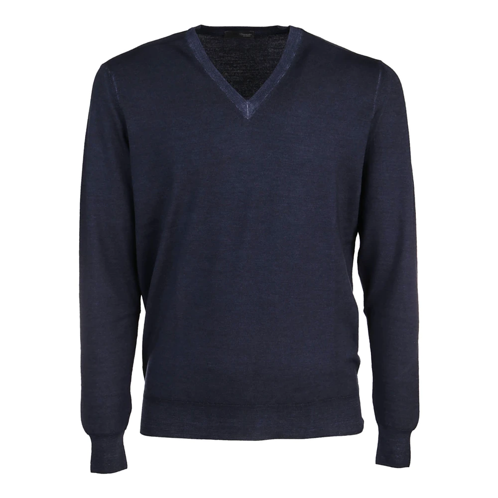 Drumohr Casual Gebreide Trui Blue Heren