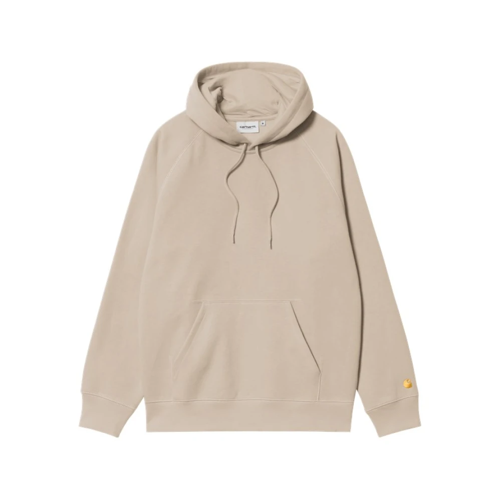 Carhartt Wip Men's Beige Hoodies, S, Hooded Chase Sweat