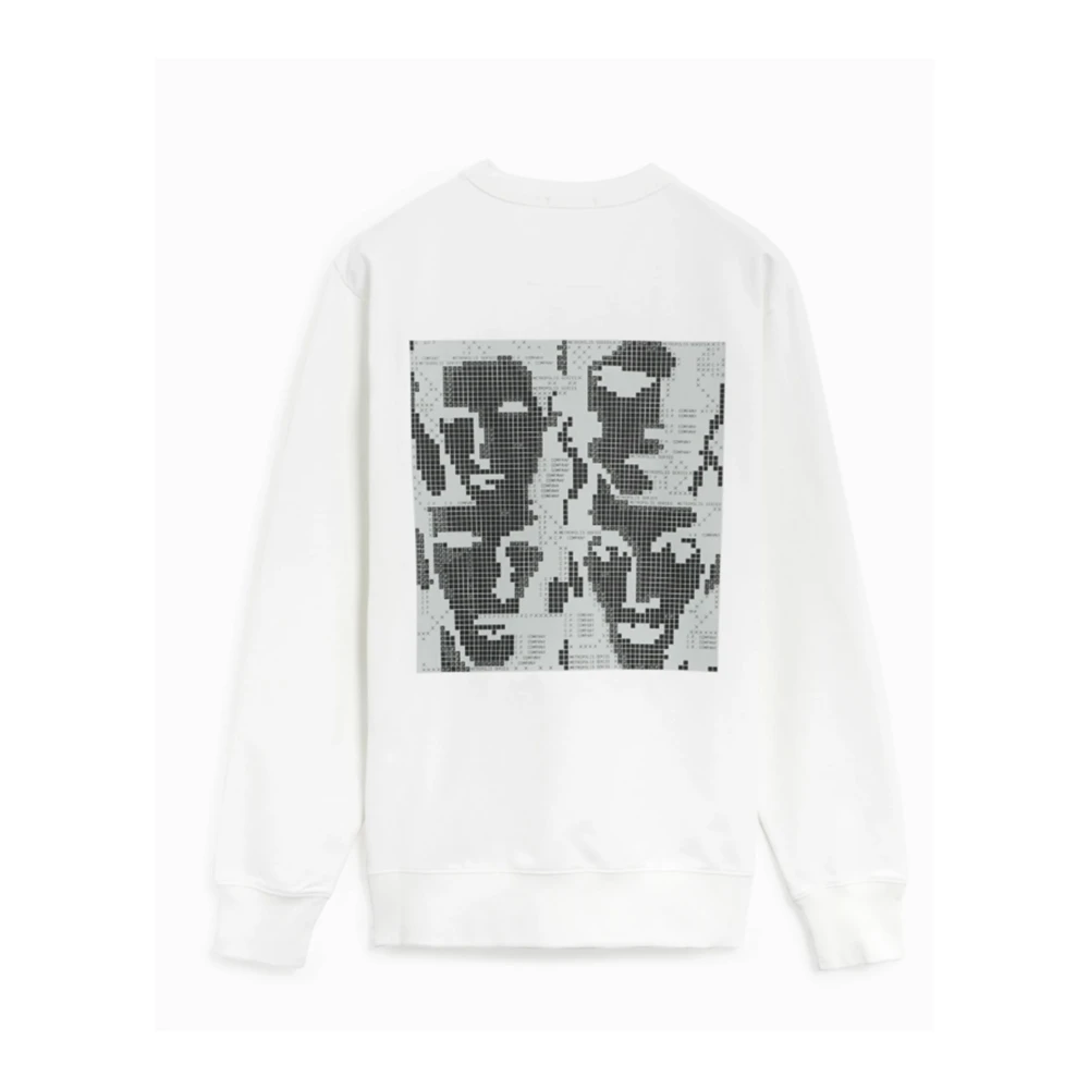 C.P. Company Metropolis Serie Grafische Sweatshirt White Heren